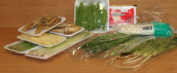 Thai Gewürze und Gemüse